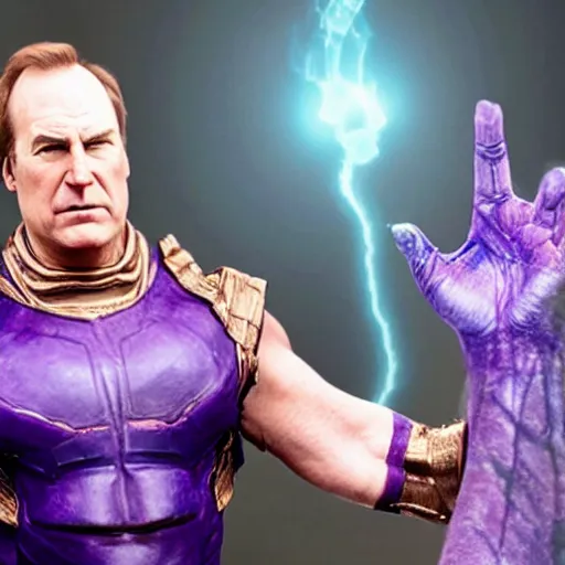 Prompt: bob odenkirk as thanos.