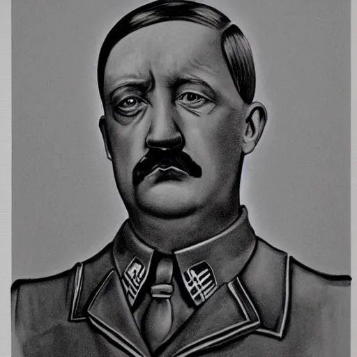 Image similar to a very detailed portrait of hitler in african clothes