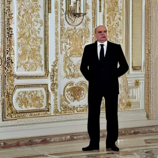 Image similar to Alexander Lukashenko as Tony Montana