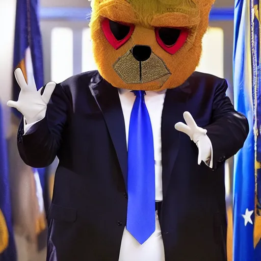 Image similar to donald trump fursuit