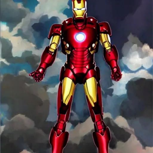 Prompt: Iron man as an anime girl