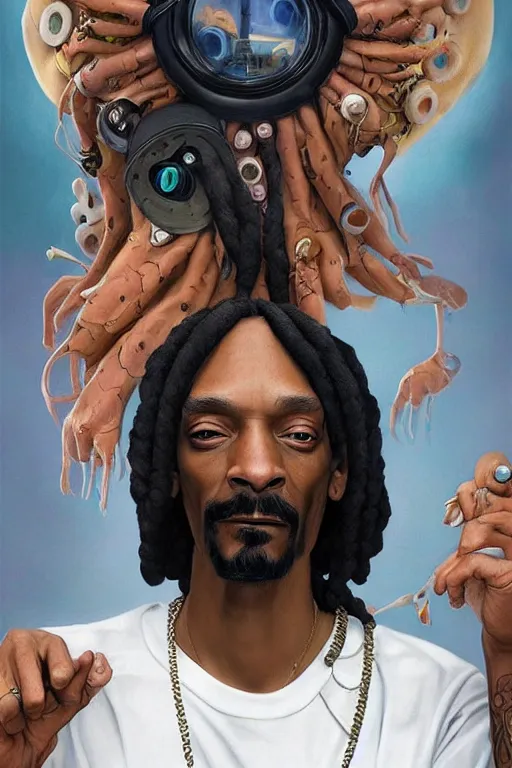 Prompt: snoop dogg, digital art by mandy jurgens and irina french and heraldo ortega, hyperdetailed, artstation, cgsociety