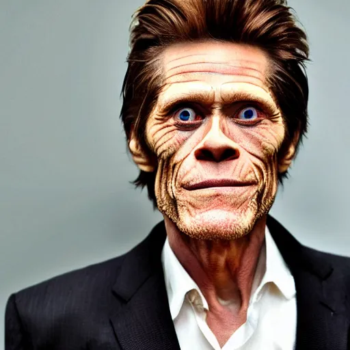 Prompt: willem dafoe with a fowl body : intricate, elegant, highly detailed, centered, smooth, sharp focus,