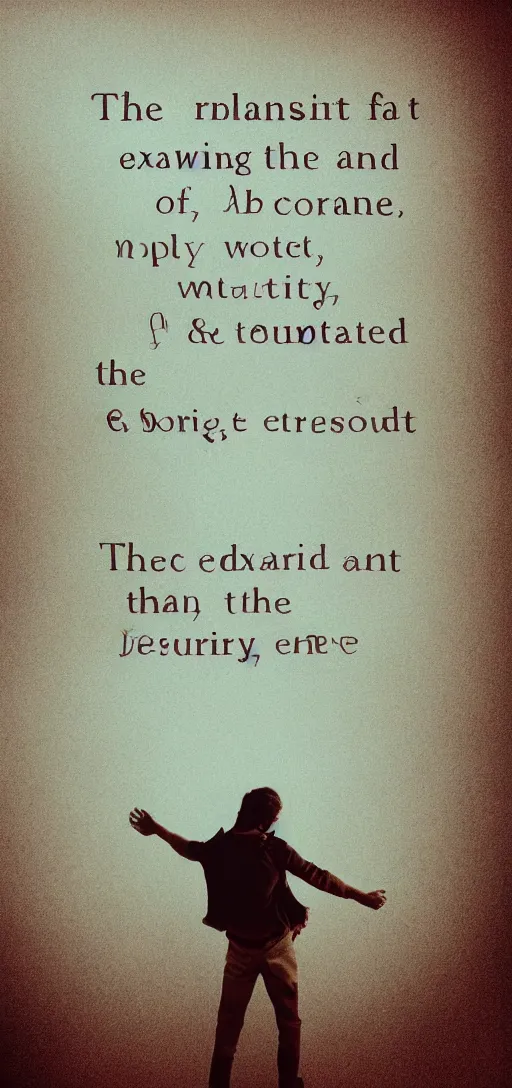 Image similar to The plane between existing and not, feelings of curious and confusion, reality and not,