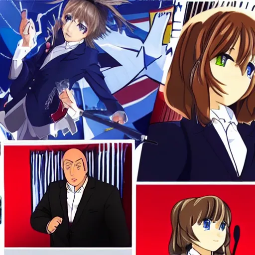 Prompt: anime alex jones,