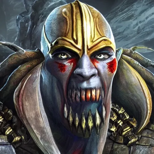 Prompt: photo of dagoth ur as a real person