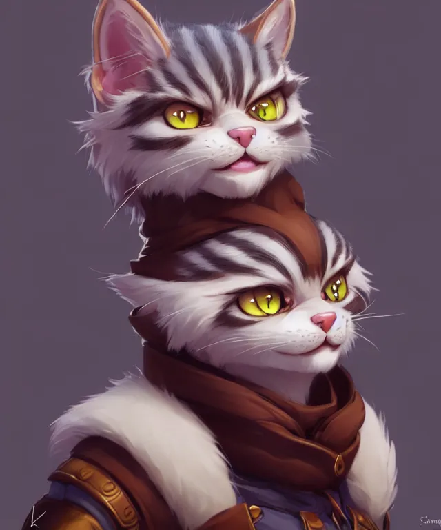 Image similar to character concept art of a anthropomorphic male furry cat | | cute - fine - face, pretty face, key visual, realistic shaded perfect face, fine details by stanley artgerm lau, wlop, rossdraws, james jean, andrei riabovitchev, marc simonetti, and sakimichan, trending on artstation