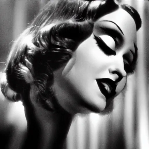 Image similar to still from 1927 movie modern times starting jessica rabbit upscaled to 4k