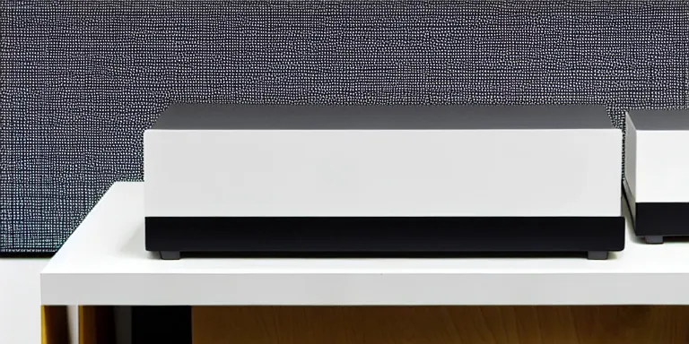 Prompt: dezeen showroom , minimalissimo, archdaily, , teenage engineering moad, mother of all decks, product design concept,product shot of moog melotron synthesizer with ipads gradient screen designed by bauhaus, jony ives, dieter rams, 8k, highly detailed photo