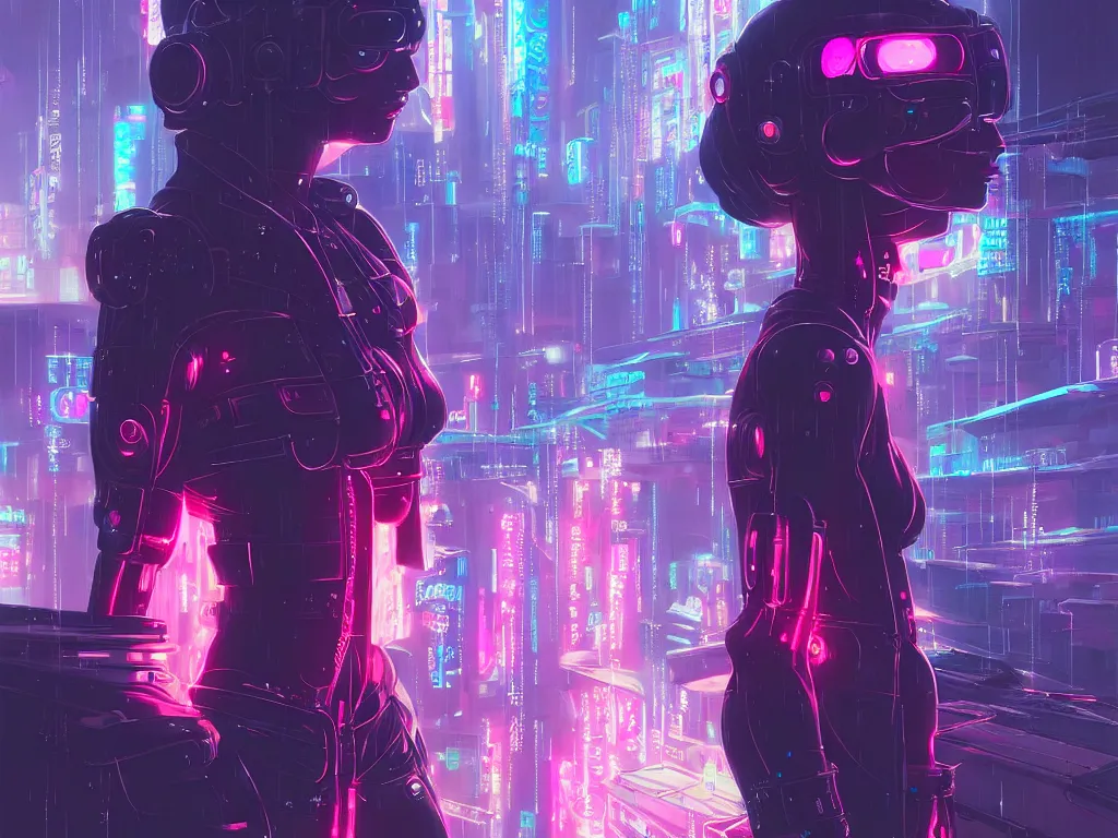 Prompt: portrait anime visual futuristic female cyber airforce, on cyberpunk neon light tokyo rainy rooftop, ssci - fi and fantasy, intricate and very beautiful, human structure, concept art, sharp focus, anime by rossdraws and liya nikorov and magali villeneuve and simon stalenhag and luxearte, frostine engine