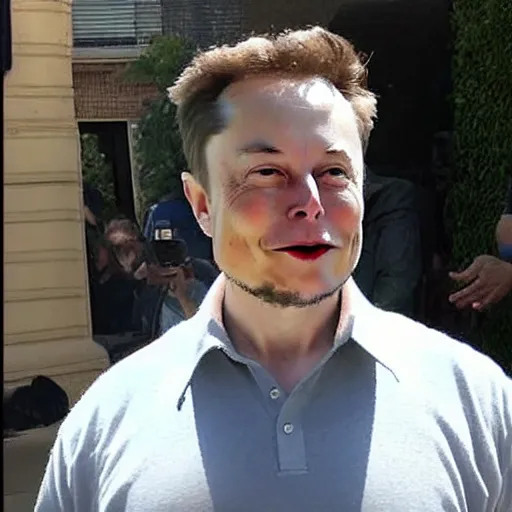 Prompt: A photo of Elon Musk after he becomes homeless and loses his wealth