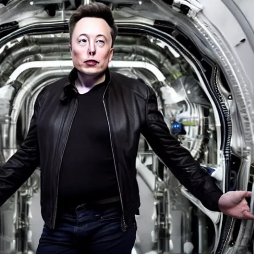 Image similar to Elon Musk as Jeff Bezos, award winning photograph by Annie Liebowitz