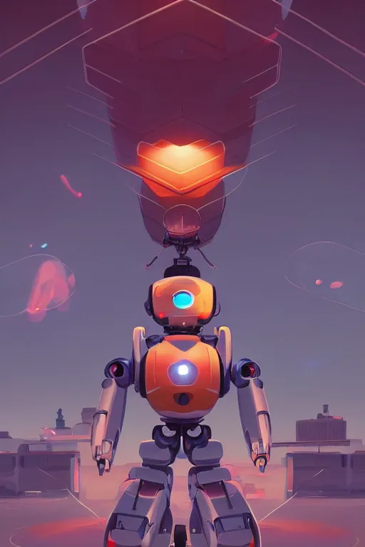 Image similar to metabots medabots medarotto medarot robot minimalist comics, behance hd by jesper ejsing, by rhads, makoto shinkai and lois van baarle, ilya kuvshinov, rossdraws global illumination ray tracing hdr radiating a glowing aura