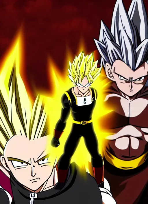 Image similar to super saiyan one punch man, detailed, rtx, 4 k resolution