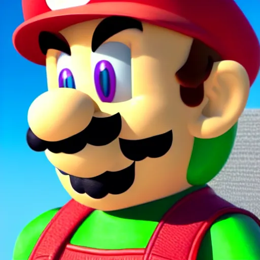 Image similar to mario, luigi, wario, and waluigi all combined into one person as one person, as one person, as one individual, realistic hyperrealistic 4 k resolution 8 k resolution highly detailed very detailed extremely detailed hd quality detailed face very detailed face extremely detailed face trending on artstation, modern portrait, modern photograph, dramatic