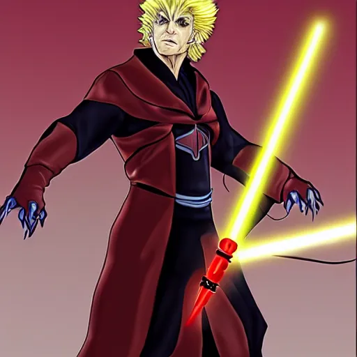 Prompt: Dio from JoJo as a Sith