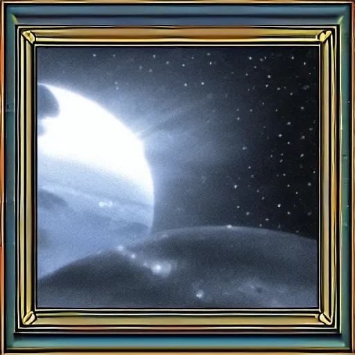 Prompt: frame border from starcraft