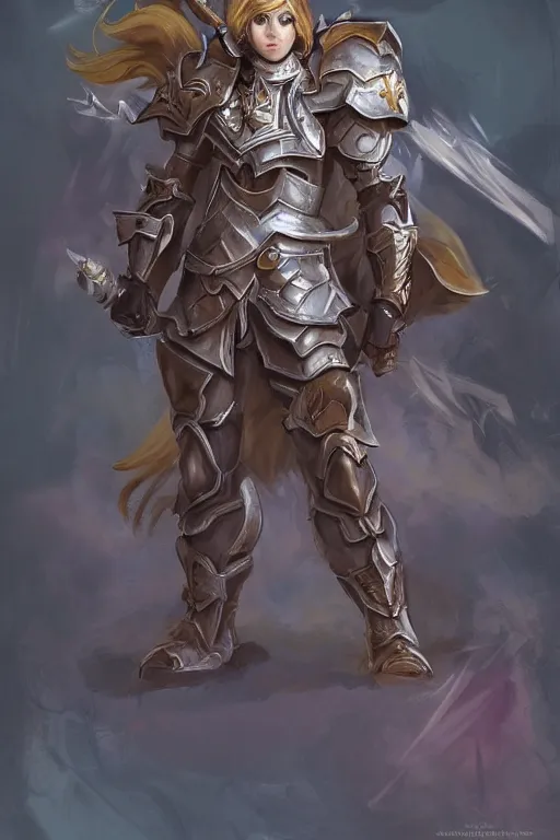 Prompt: Artistic Masterpiece. Perfected artistic principles. Full body portrait of a character named \'Paladin blablabla\'. SNES fantasy genre rpg concept art, HD, 4k, Trending on artstation. Classic artwork behind-the-scenes. Magazine exclusive. Worldbuilding art. JRPG. RPG.