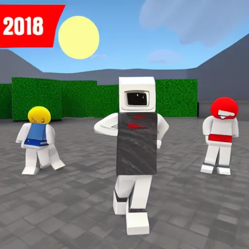 Prompt: roblox moon landing