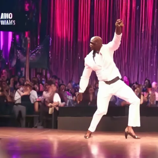 Prompt: terry crews dancing the flamenco