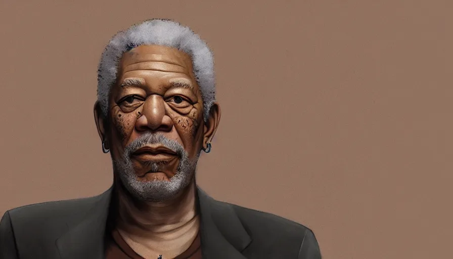 Prompt: Morgan Freeman is the Godfather, hyperdetailed, artstation, cgsociety, 8k