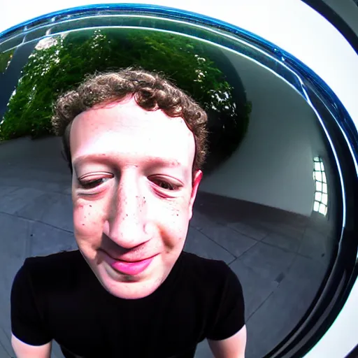 Prompt: pov mark zuckerberg taking a shit, front facing camera fisheye lens 8 k
