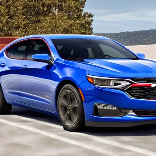 Image similar to red white and blue 2019 Chevy Malibu LT