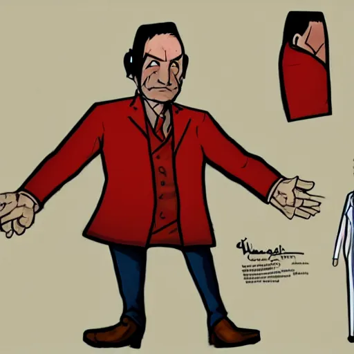 Prompt: concept art of doctor from the soviet cartoon