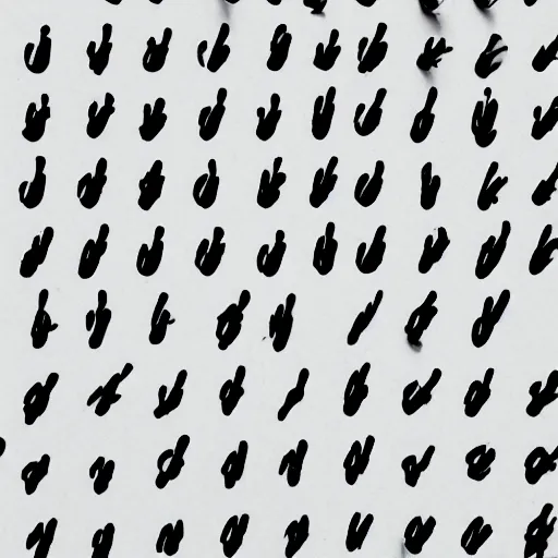 Image similar to minimal small black dots connected by hair thin black lines on white background