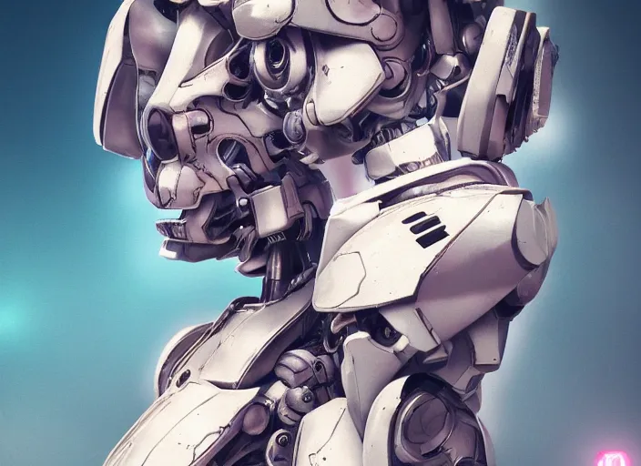 Image similar to full body portrait of a mecha girl with human tattoos, intricate, octane render, ultrafine detailed, character design, trending on artstation