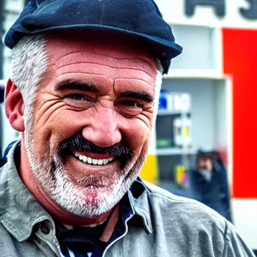 Prompt: a close up photo of Paul Hollywood stealing a pack of 6 cakes, french bakery, wearing a stereotypical striped robber outfit, smiling expression, running towards the camera, photorealistic, clear lighting, anatomically correct, detailed, 4k