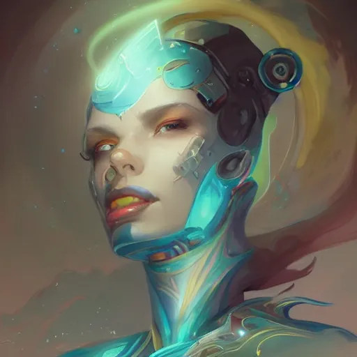 Image similar to portrait of a beautiful cybernetic emanation, profile, by pete mohrbacher and artgerm and wlop, digital art, highly detailed, intricate, fantasy, mystical, Trending on Artstation HQ, deviantart, unreal engine, 4K UHD image