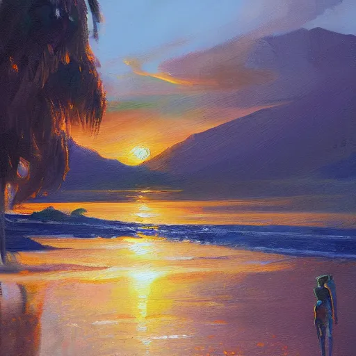 Prompt: Califórnia, artstation, oil Painting, ultradetailed, artstation