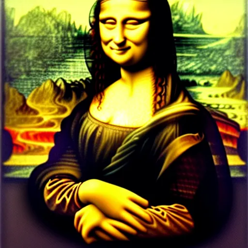 Prompt: the mona lisa