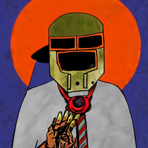 Image similar to mf doom