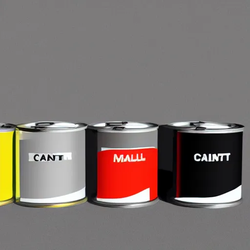 Image similar to can of paint, minimal, modern