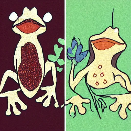 Image similar to frog wedding
