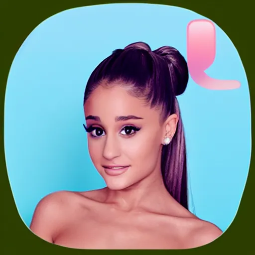 Image similar to ariana grande as an whats app icon