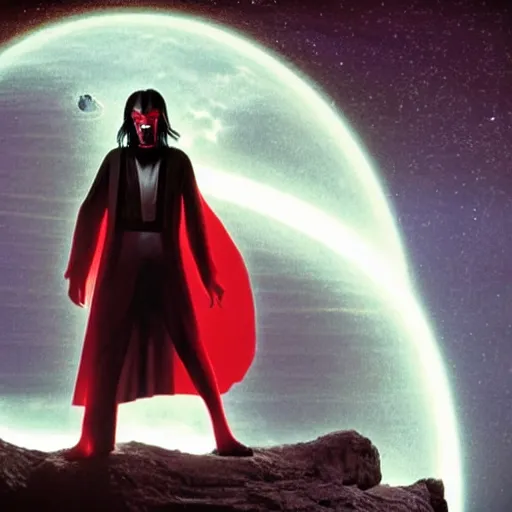 Image similar to photo full body portrait of morbius in star wars, depth of field, zeiss lens, detailed, symmetrical, centered, by edward robert hughes, connor hibbs, annie leibovitz and steve mccurry, david lazar, jimmy nelsson, breathtaking, 8 k resolution, extremely detailed, beautiful, establishing shot, artistic, hyperrealistic, beautiful face, octane render