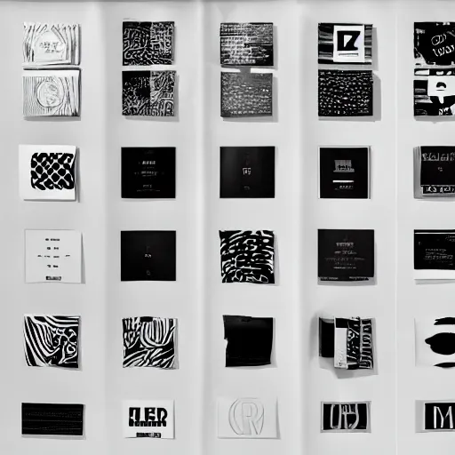 Prompt: black on white graphic design in style of david rudnick, eric hu, y 2 k,