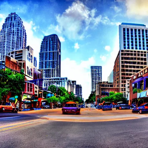 Image similar to Austin 4th Street panoramic photo