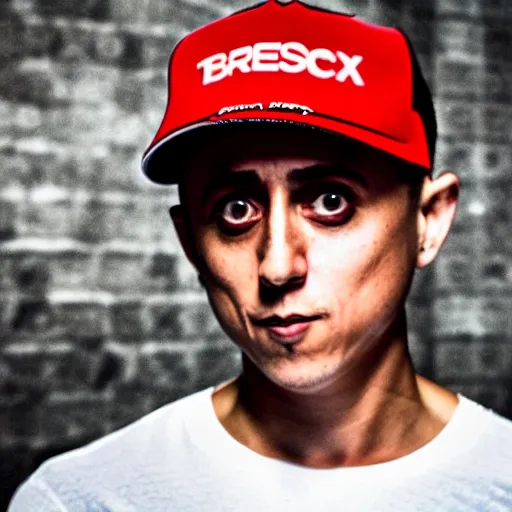 Image similar to canserbero meets donald trump