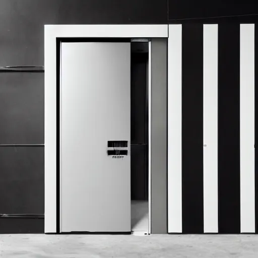 Image similar to futuristic door design