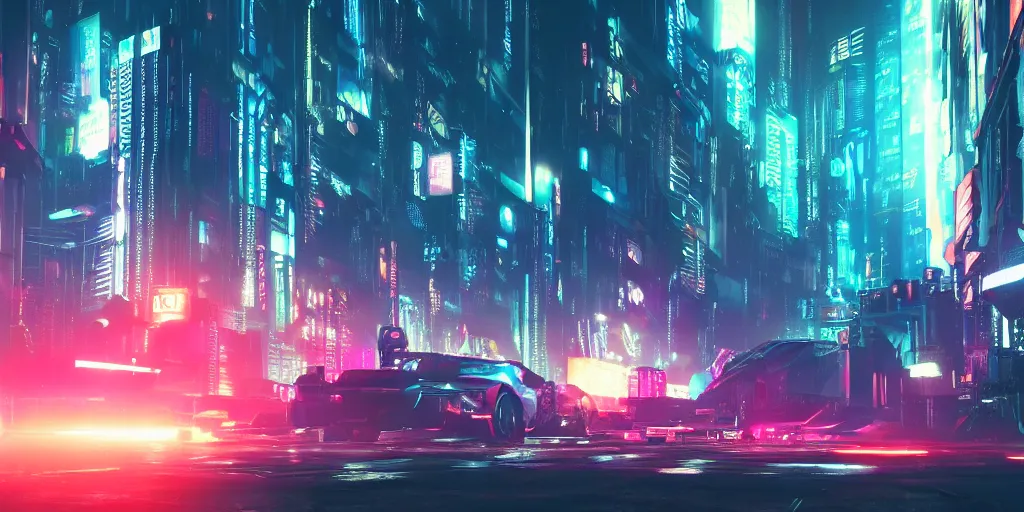 Image similar to cyberpunk blade runner city neon night video game artstation 8k