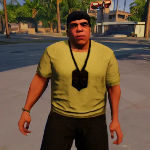 Image similar to Joey Diaz as a Grand Theft Auto 5 character