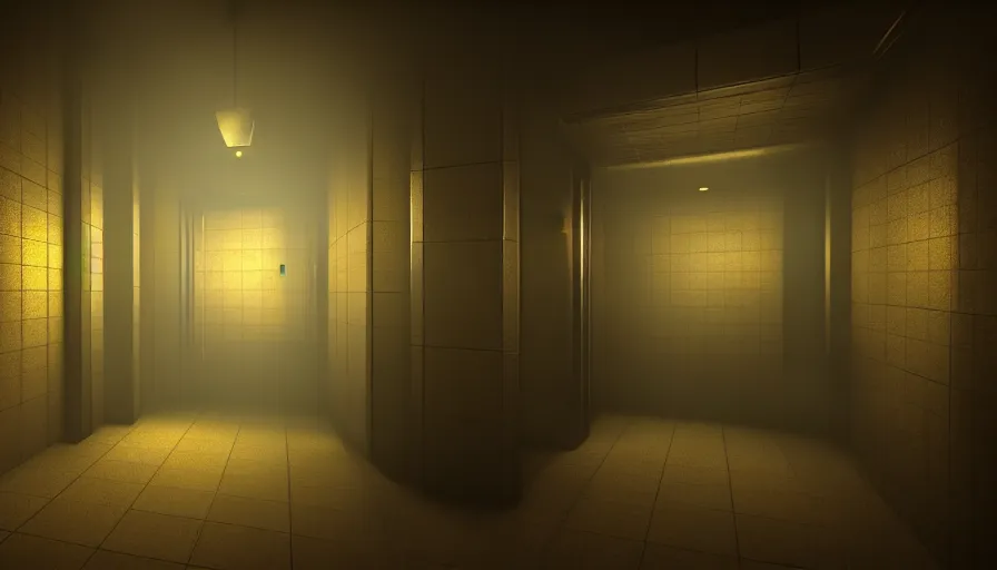 Prompt: Creepy Elevator, Volumetric Lighting, Anamorpic Lens, Cinematic Lighting, Hyperrealistic Rendering, Hyperdetailed, Intricate Details, Dynamic Lights, Raytracing