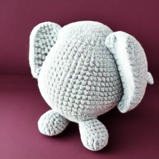 Image similar to crocheted plush toy of headcrab