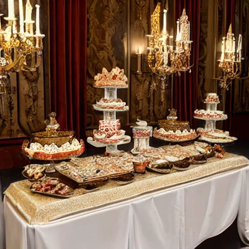 Image similar to Baroque Dessert Buffet by Carvaggio