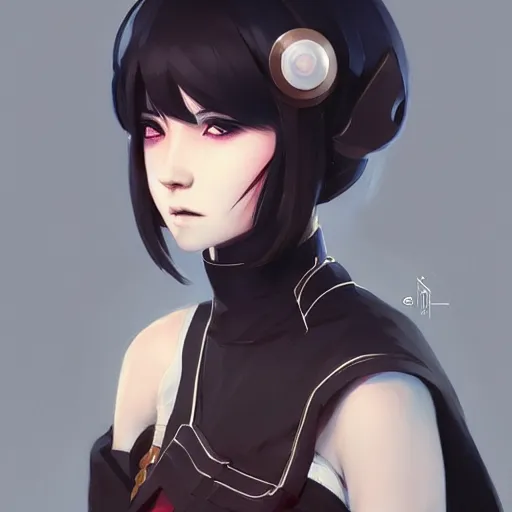 Prompt: a beautiful illustration of rosstran's nima character design, by guweiz and wlop and ilya kuvshinov and artgerm and makoto shinkai and studio ghibli, symmetrical eyes, aesthetic, gorgeous, stunning, alluring, attractive, artstation, deviantart, pinterest, digital art