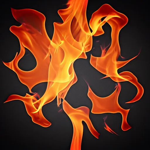 Prompt: fire, particle texture, black background